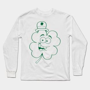 Funny Clovers St Patricks Day Long Sleeve T-Shirt